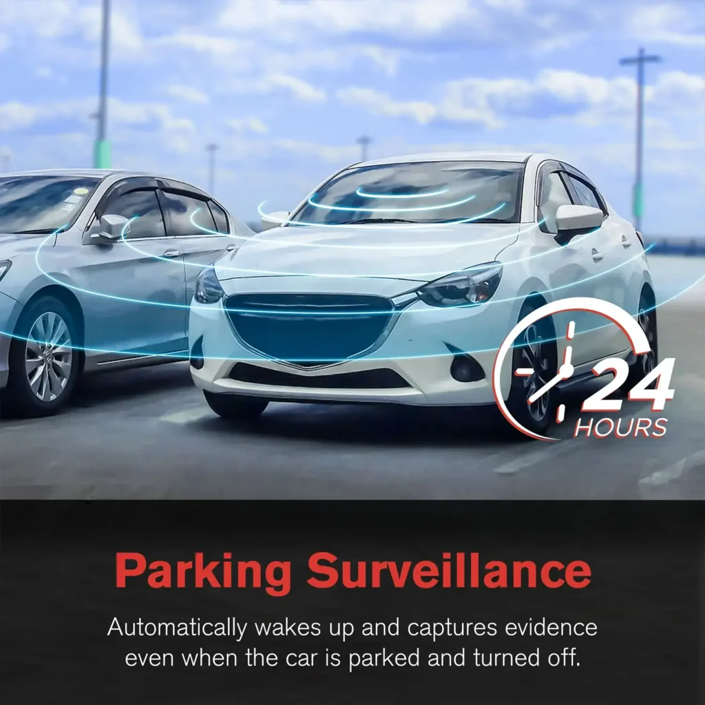 YADA 1080P Roadcam, Full-HD Day or Night, Smart G-sensor Recording 24_7, Motion Detection, SD Card Included, BT533146 - Image 3