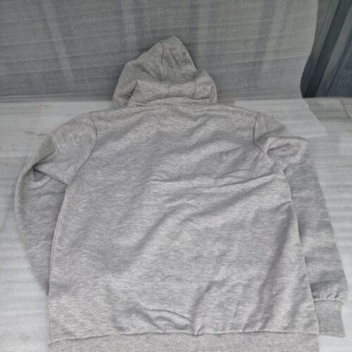 Soul Star Full Zip Hooded Top Fleece Sweatshirt Hoodie Grey Melange (L) - Image 4