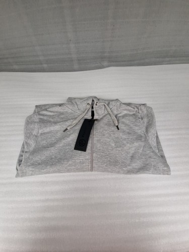 Soul Star Full Zip Hooded Top Fleece Sweatshirt Hoodie Grey Melange (L) - Image 6