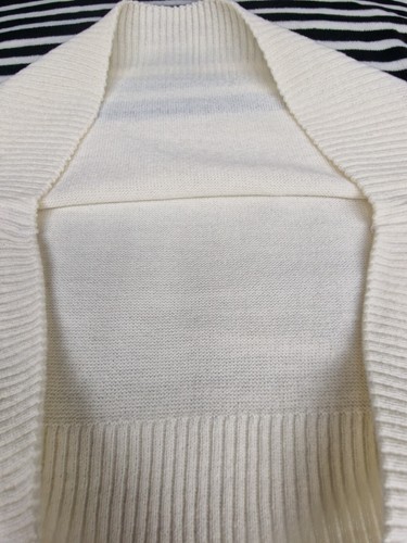 Soul Star Stripe Jumper Crew Neck Long Sleeve Casual Sweater Ecru (XL) - Image 5