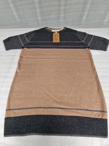 Soul Star T-Shirt Short Sleeve Casual Clothing Men Taupe (L) - Image 2