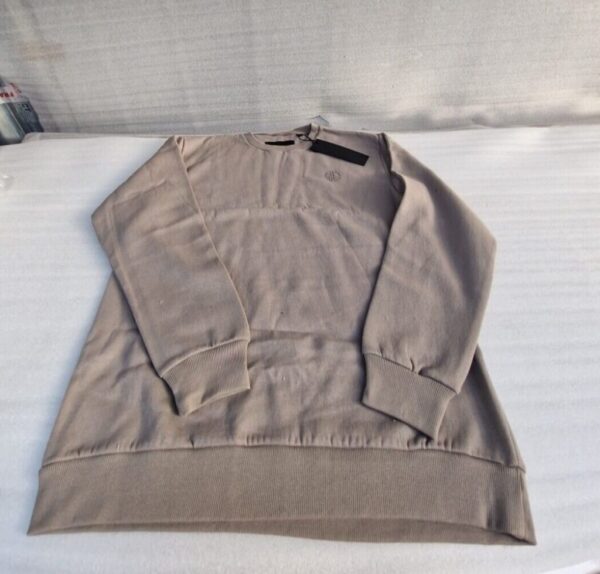 Soul Star  Mens Sweater Jumper  Crew Neck Taupe (XL)