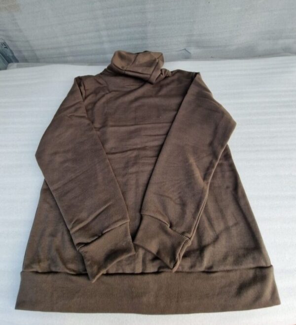 Soul Star Full Zip Hooded Top Fleece Sweatshirt Hoodie OLIVE (M) - Image 6