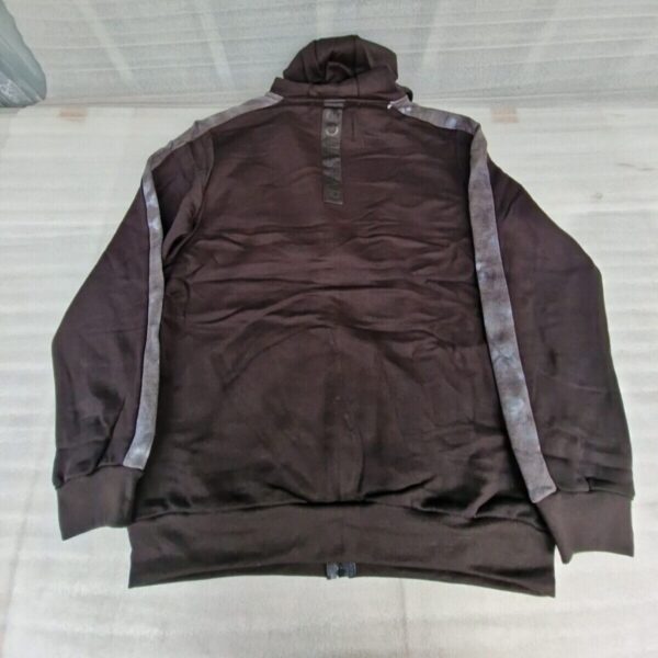 Soul Star  Full Zip Hooded Top Fleece Sweatshirt Hoodie Black (L) - Image 4