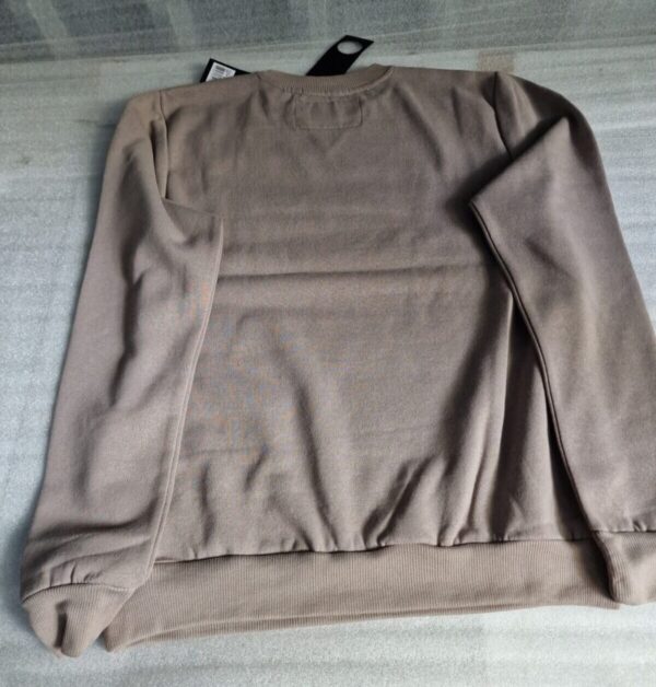 Soul Star  Mens Sweater Jumper  Crew Neck Taupe (XL) - Image 4