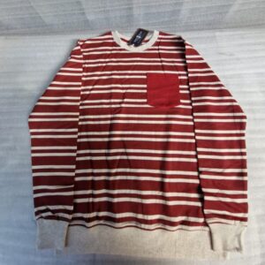 Soul Star Men Stripe Jumper Dark Red (M)