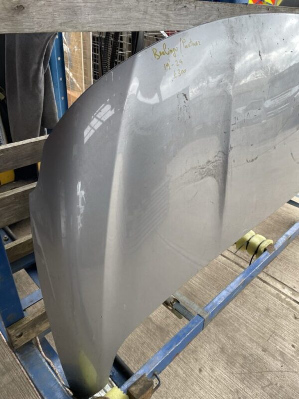 Peugeot Partner Berlingo 2019 2024 Bonnet In Silver - Image 3