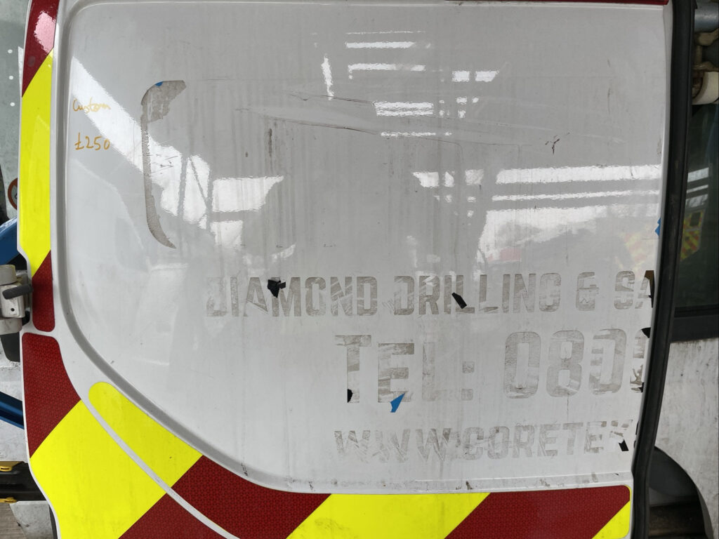 Ford Transit Custom Rear Door Left Side N/S - Image 4