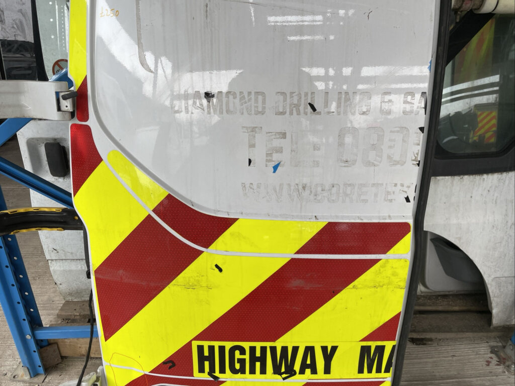 Ford Transit Custom Rear Door Left Side N/S - Image 5