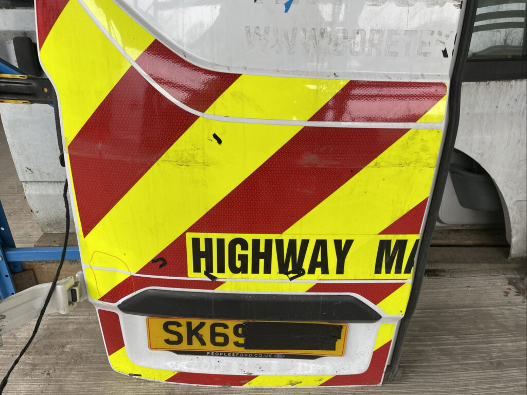 Ford Transit Custom Rear Door Left Side N/S - Image 6