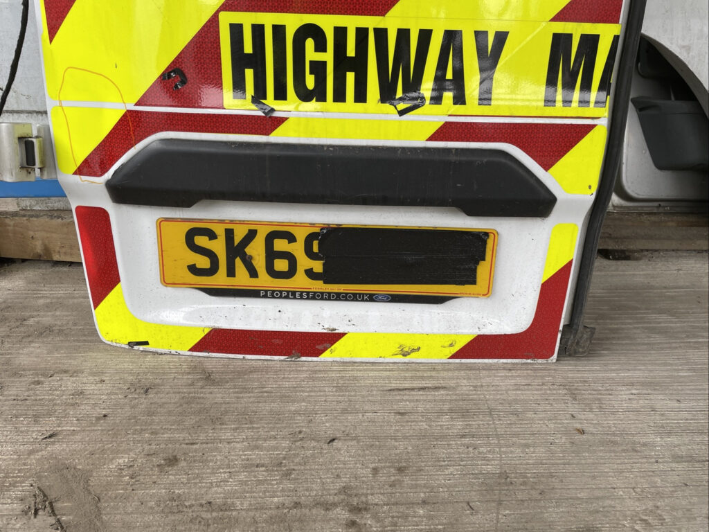Ford Transit Custom Rear Door Left Side N/S - Image 8