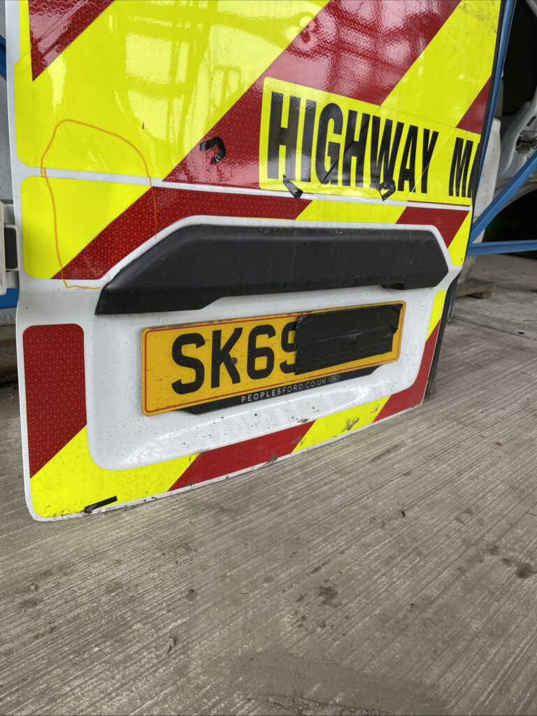 Ford Transit Custom Rear Door Left Side N/S - Image 12