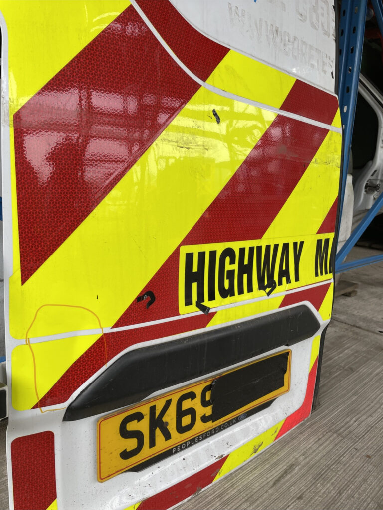 Ford Transit Custom Rear Door Left Side N/S - Image 13