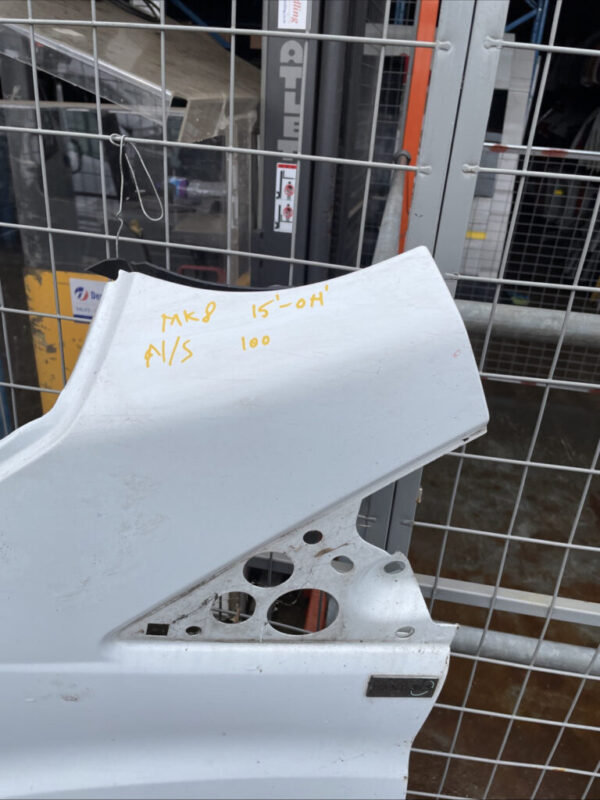 Ford Transit MK8 2015 2024 Wing Fender Left Side N/S In White BREAKING - Image 2
