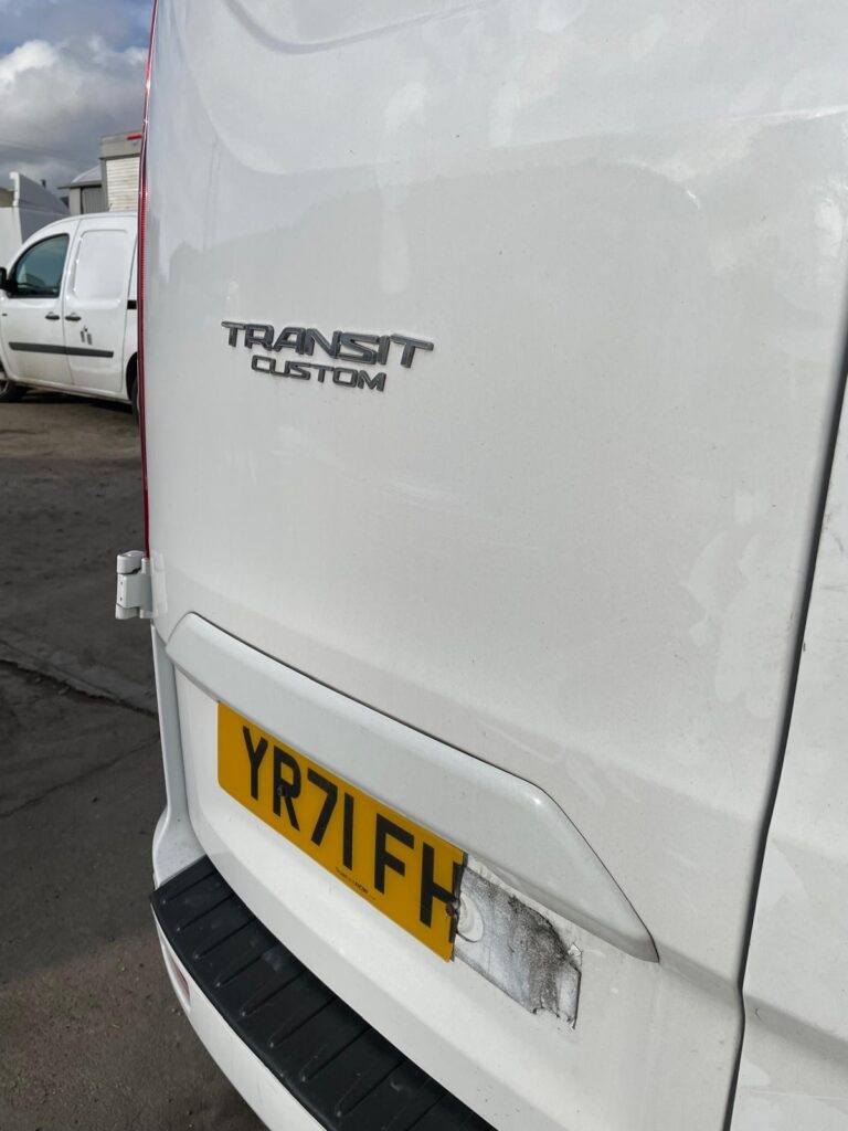 Ford Transit CUSTOM 2014 2024 Rear Door Left Side N/S In White BREAKING - Image 8