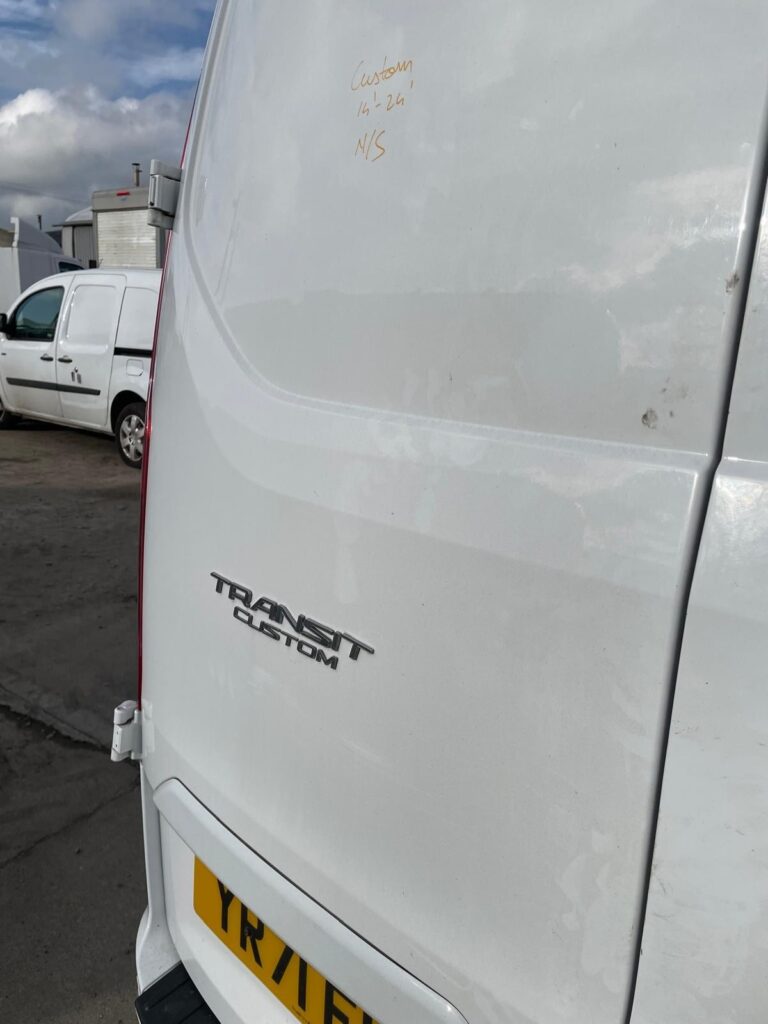 Ford Transit CUSTOM 2014 2024 Rear Door Left Side N/S In White BREAKING - Image 9