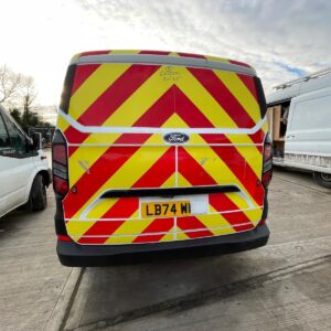 Ford Transit CUSTOM 2024 2025 New Shape Tailgate Bootlid Boot In White BREAKING