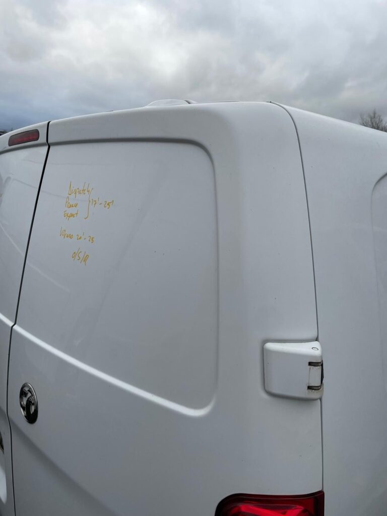 Citroen Dispatch Expert Proace Vivaro 2017 2025 Rear Door Right Side O/S White - Image 4