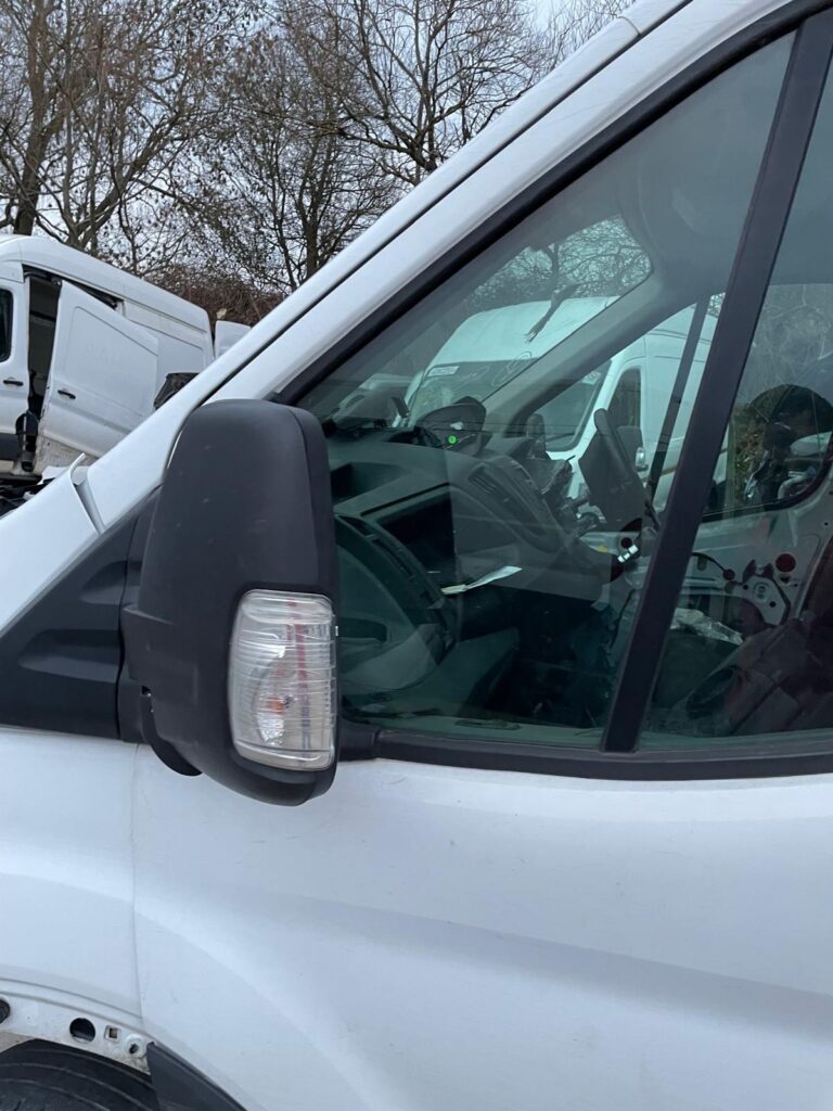 Ford Transit MK8 2015 2024 Front Door Left Side N/S In White NO MIRROR BREAKING - Image 3