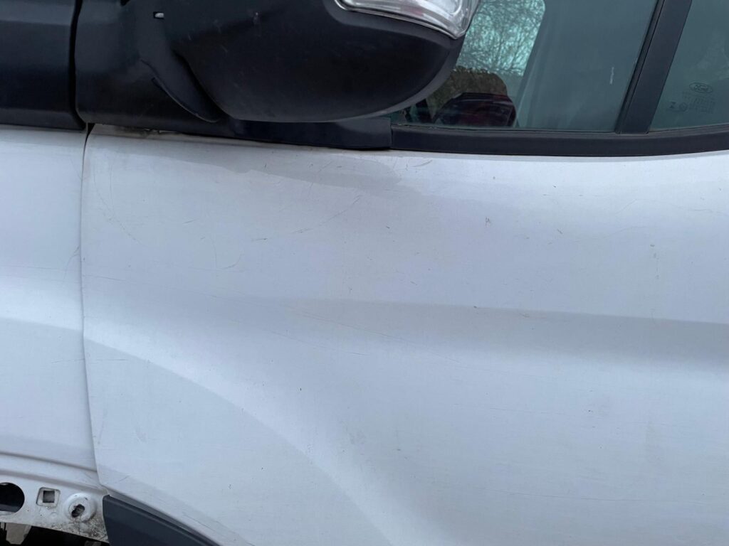 Ford Transit MK8 2015 2024 Front Door Left Side N/S In White NO MIRROR BREAKING - Image 4