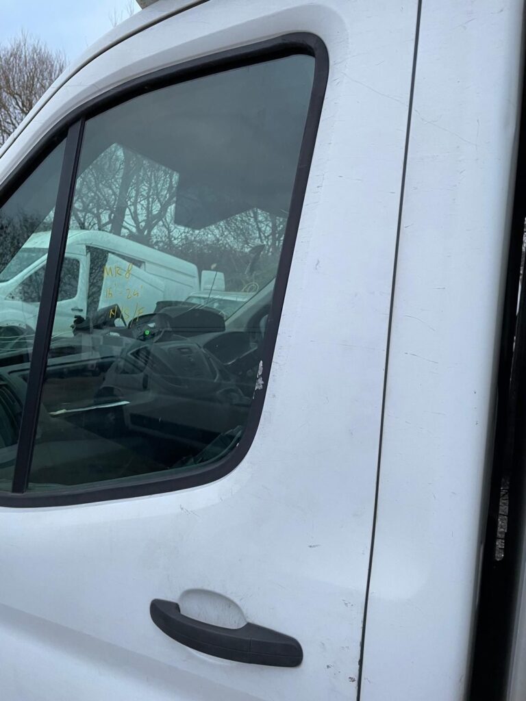 Ford Transit MK8 2015 2024 Front Door Left Side N/S In White NO MIRROR BREAKING - Image 11