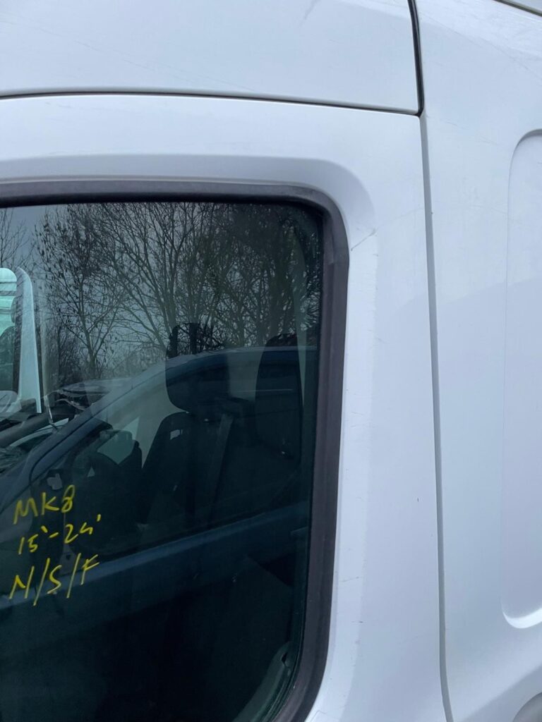 Ford Transit MK8 2015 2024 Front Door Left Side N/S In White NO MIRROR BREAKING - Image 5