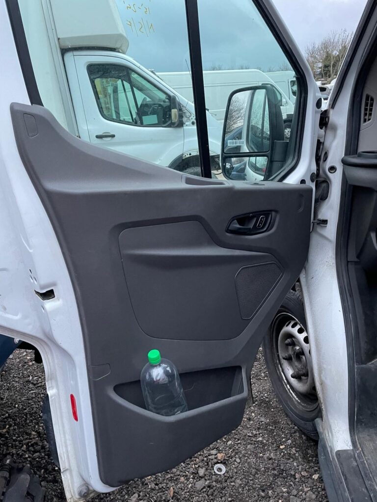 Ford Transit MK8 2015 2024 Front Door Left Side N/S In White NO MIRROR BREAKING - Image 11