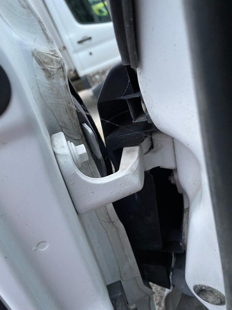 Ford Transit MK8 2015 2024 Front Door Left Side N/S In White NO MIRROR BREAKING - Image 13