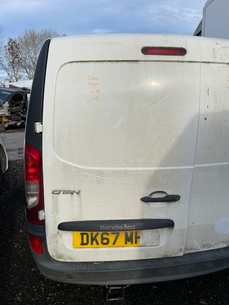 Mercedes Citan Renault Kangoo 2014 2021 Rear Door Left Side N/S White BREAKING