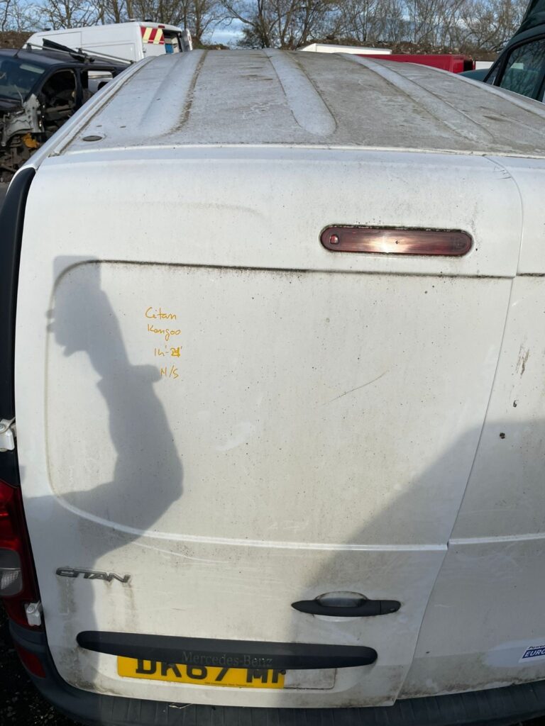 Mercedes Citan Renault Kangoo 2014 2021 Rear Door Left Side N/S White BREAKING - Image 2
