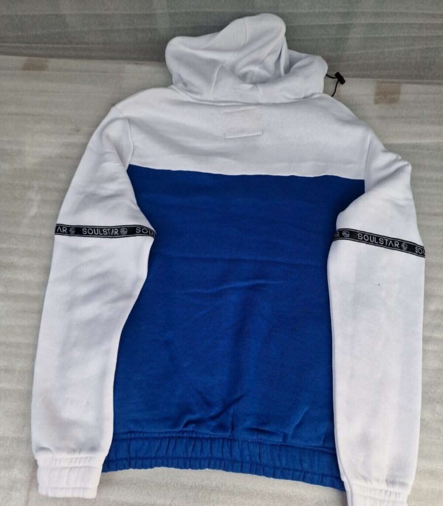 Soul Star Quarter Zip Hoodie Blue (XL) - Image 4