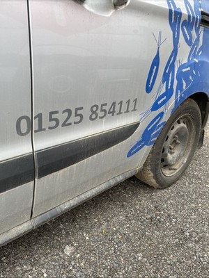 Ford Transit COURIER 2014 2023 Side Loading Sliding Door Left N/S In Silver - Image 7