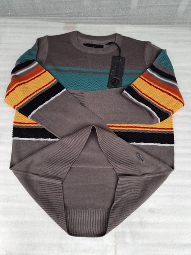 Soul Star Jumper Crew Neck Long Sleeve Casual Sweater Grey (XL) - Image 5