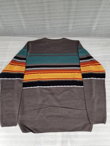 Soul Star Jumper Crew Neck Long Sleeve Casual Sweater Grey (XL) - Image 6