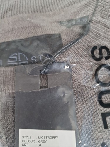 Soul Star Jumper Crew Neck Long Sleeve Casual Sweater Grey (XL) - Image 8