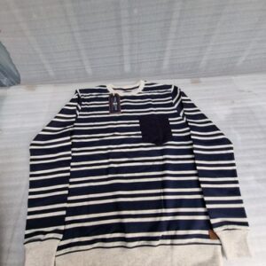 Soul Star Men Stripe Jumper Navy (XL)