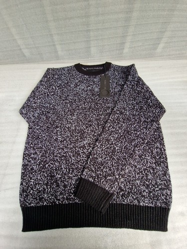 Soul Star Mens Winter Knitted Jumper Black (XL)