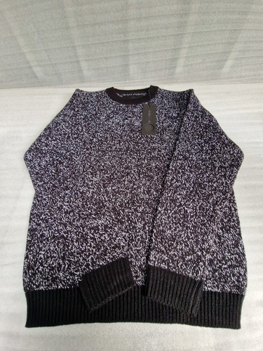 Soul Star Mens Winter Knitted Jumper Black (XL) - Image 2