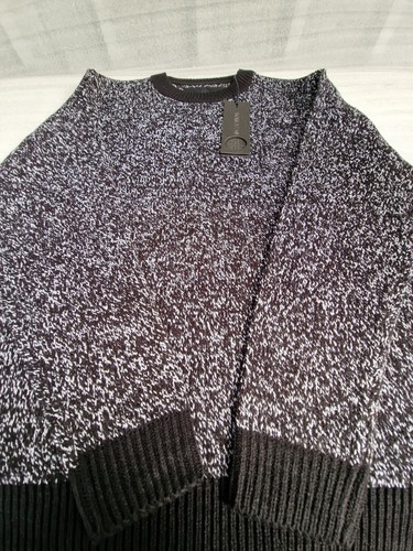 Soul Star Mens Winter Knitted Jumper Black (XL) - Image 3