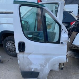 Peugeot Boxer Relay Ducato 2010 2024 Front Door Right Side O/S/F In White