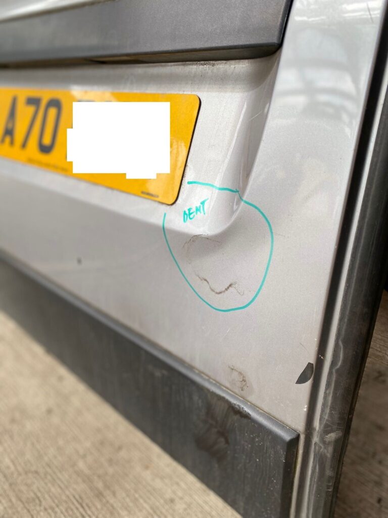 Citroen Relay Boxer Ducato Rear Door Left Side N/S/R Silver BREAKING - Image 6