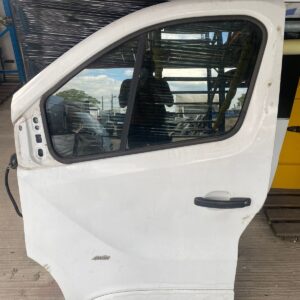 Vauxhall Vivaro Trafic 2015 2019 Front Door Left Side N/S/F In White BREAKING