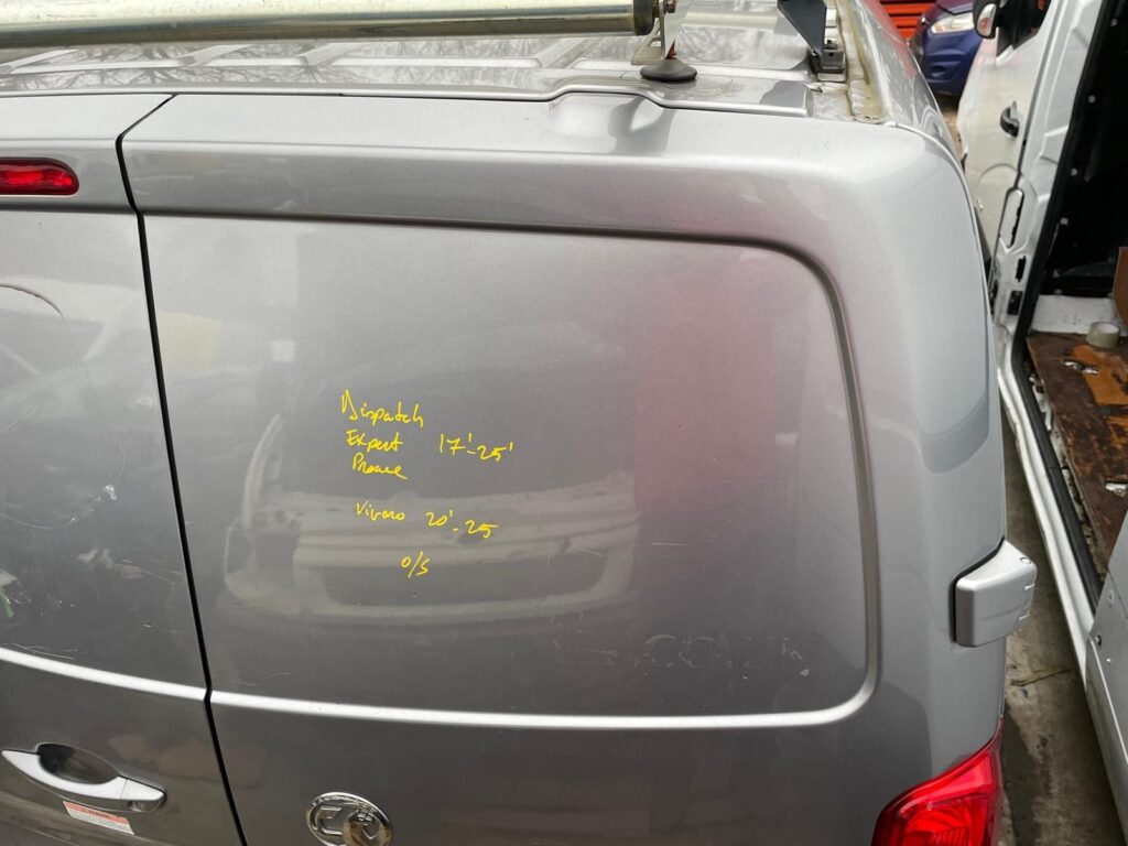 Citroen Dispatch Proace Expert 2017 2025 Vivaro 20 25 Rear Door Right Side O/S - Image 2