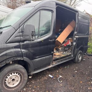 Ford Transit MK8 2015 2023 Front Door Left Side N/S Black BREAKING