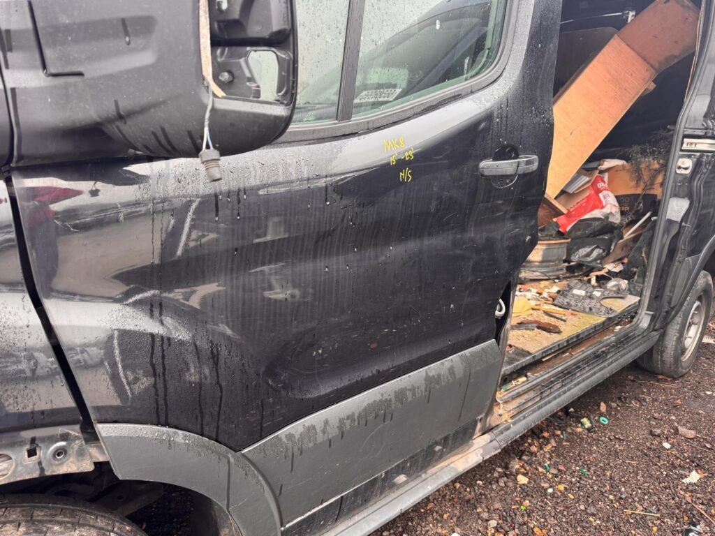 Ford Transit MK8 2015 2023 Front Door Left Side N/S Black BREAKING - Image 9