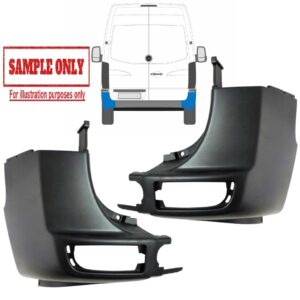 Mercedes Benz Sprinter W906 2007 2018 Rear Bumper Corner