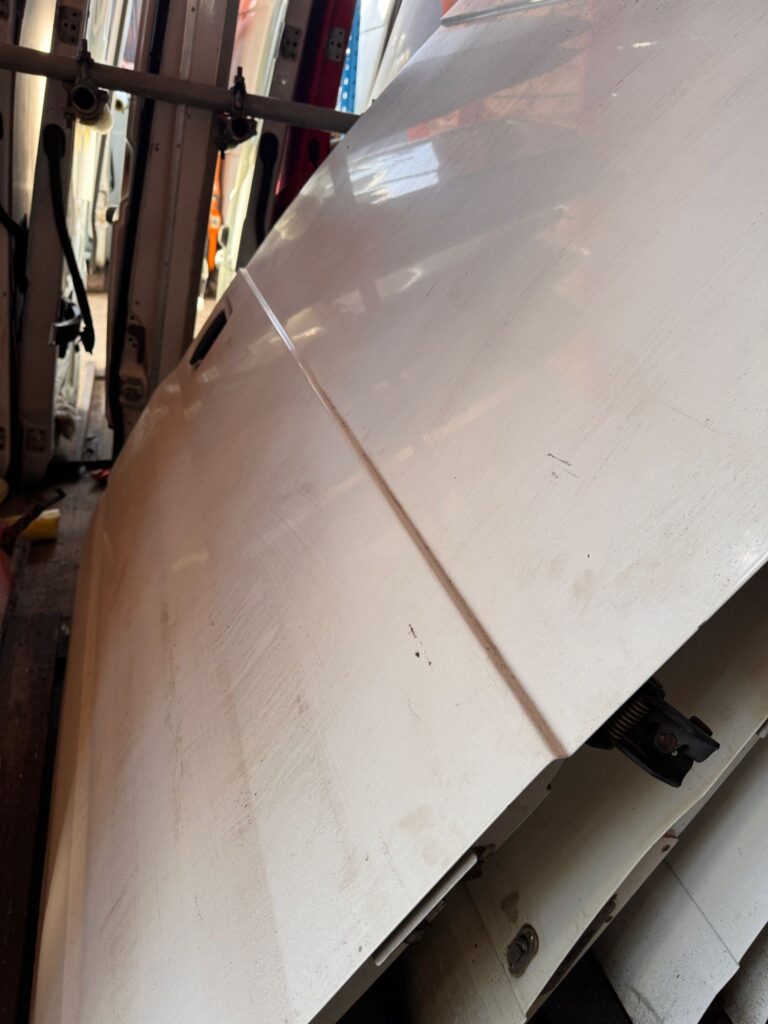 Ford Transit MK7 2007 2014 High Top Roof Side Loading Door In White - Image 2