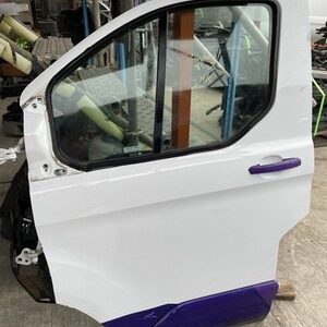 Ford Transit CUSTOM 2019 2023 Front Door Left Side N/S White BREAKING