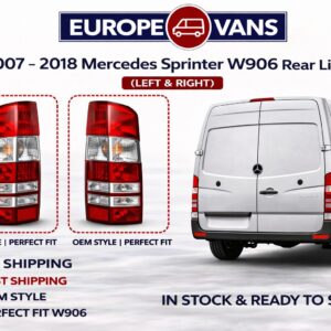 Sprinter Rear Light Left Right Mercedes W906 2007 2018 Panel Van X2 Rear Lights
