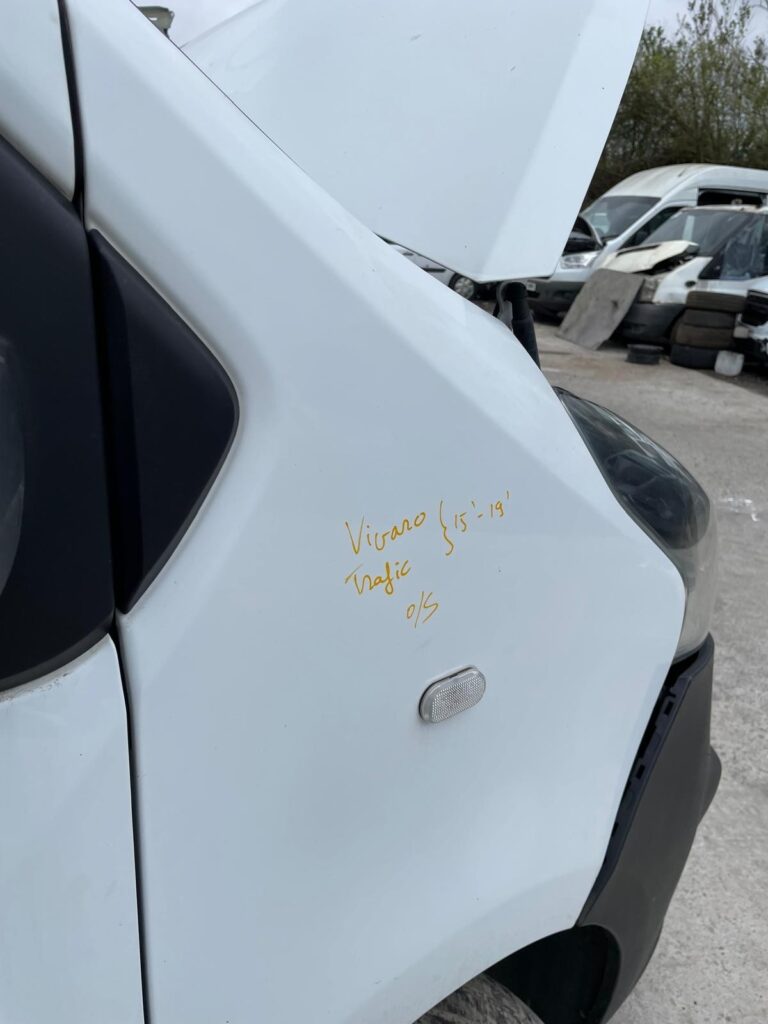 Vivaro Trafic Wing Fender Right Side OS Renault Vauxhall 2015 2019 White - Image 12